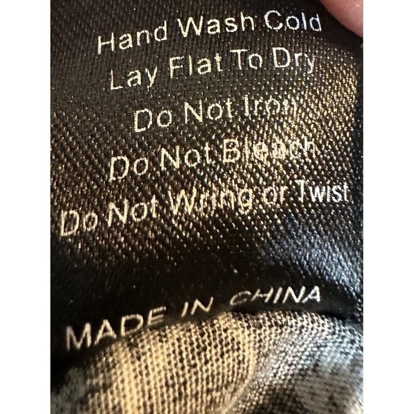 POL handkerchief pattern short sleeve oversized button up boxy shirt top sz L - Picture 4 of 5